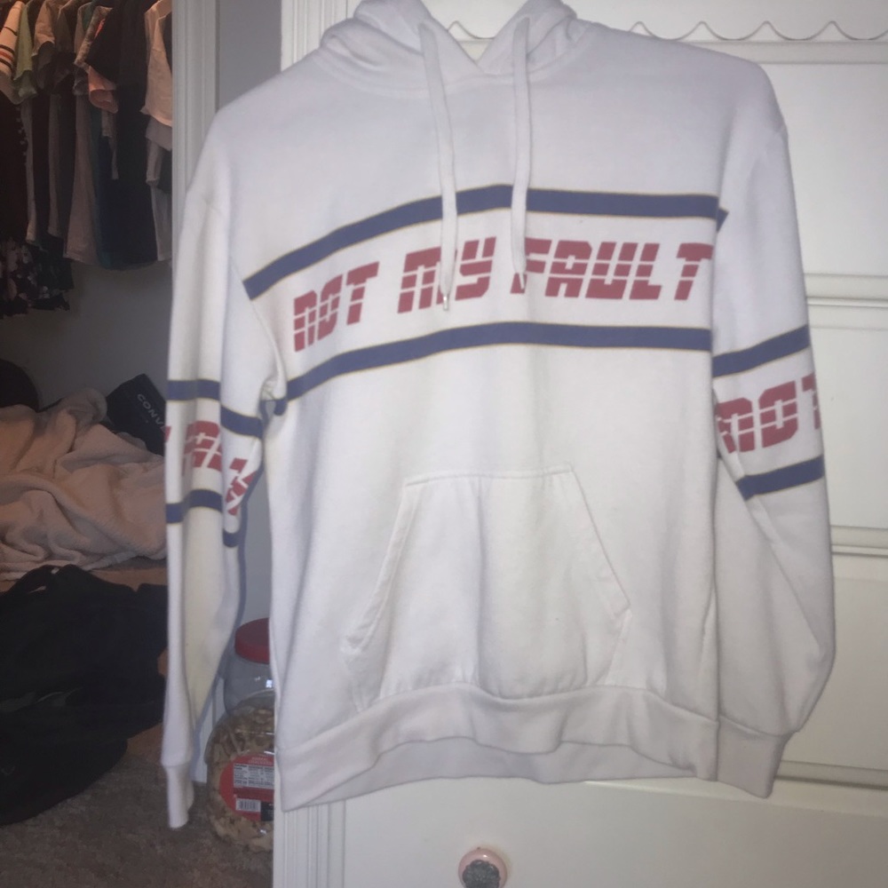 White sweatshirt